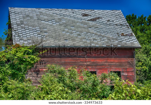 Old Abandoned Barn Woods Stock Photo Edit Now 334973633