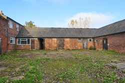 Old Abandoned Farm Building Example                              