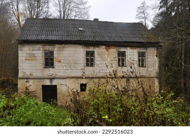 An old abandoned house in Sudetenland (Czech republic)