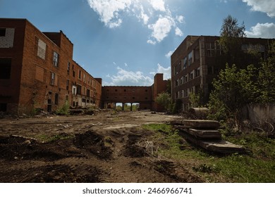 Old abandoned industrial area waiting for demolition. - Powered by Shutterstock