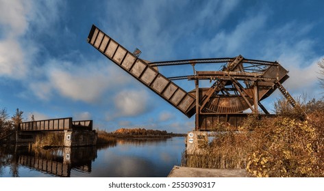 An Old, Abandoned Railway Bridge - Powered by Shutterstock