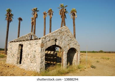 Old Abandoned Stone Building; Loma Linda, California