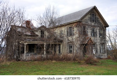 Old Abandoned Vermont Farm House