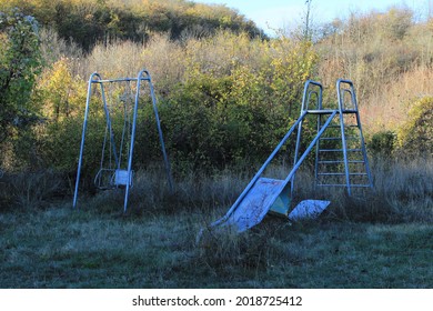 Old Abandonment Playground Photo Color