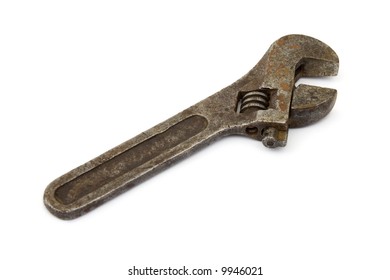 Old Rust Opener Isolated On White Stock Photo (Edit Now) 3191481