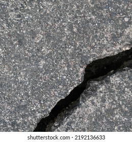 Old Aged Weathered Cracked Grey Black Tarmac Texture Pattern, Large Detailed Damaged Textured Asphalt Grungy Background Flat Lay Horizontal Rough Grained Broken Pattern Macro Closeup Grunge Copy Space