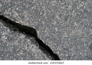 Old Aged Weathered Cracked Grey Black Tarmac Texture Pattern, Large Detailed Damaged Textured Asphalt Grungy Background Flat Lay Horizontal Rough Grained Broken Pattern Macro Closeup Grunge Copy Space