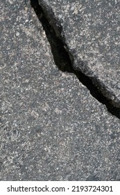 Old Aged Weathered Cracked Grey Black Tarmac Texture Pattern, Large Detailed Damaged Textured Asphalt Grungy Background Flat Lay, Vertical Rough Grained Broken Pattern Macro Closeup Grunge Copy Space