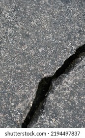 Old Aged Weathered Cracked Grey Black Tarmac Texture Pattern, Large Detailed Damaged Textured Asphalt Grungy Background Flat Lay, Vertical Rough Grained Broken Pattern Macro Closeup Grunge Copy Space