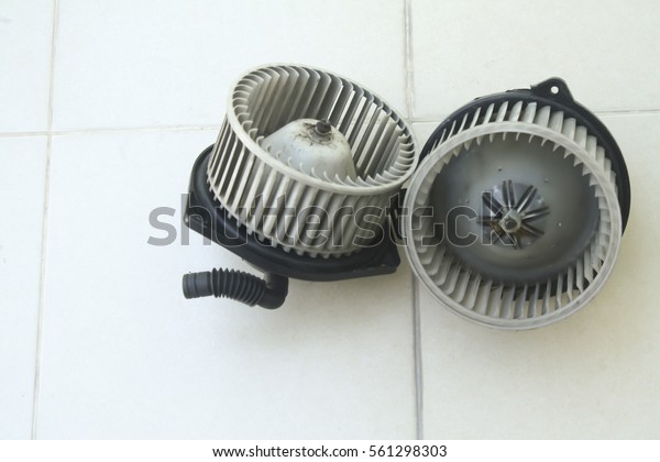 Old air blower fan motor of\
car