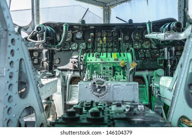 Old Airplane Cockpit