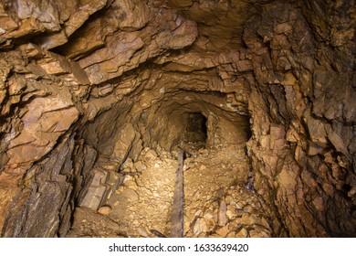 Old Amethyst Mine Underground Tunnel Collapsed