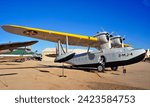 An Old Amphibious Sea Plane Stored in the Desert