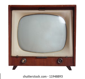 an old antique television