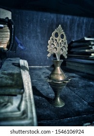 An old antique in a wardrobe