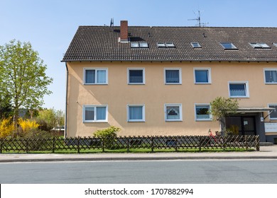 Old Apartment Building From The 1970s In Germany