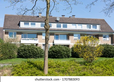 Old Apartment Building From The 1970s In Germany