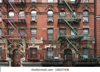 Old Apartment Building In Greenwich Village, Manhattan, New York City