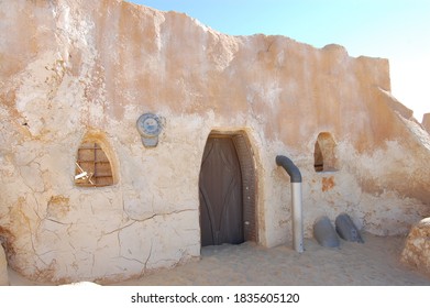 An Old Arab Building In The African Desert