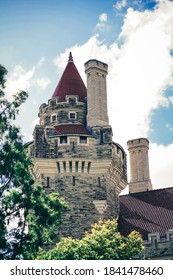 Old Architectural Building Ancient Castle From Medival Times .