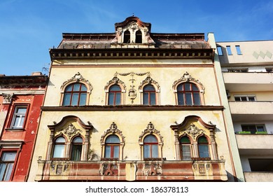 Old architectural detail in Arad, Romania