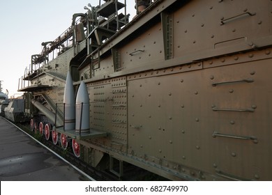 Old Armored Train With Ammunition