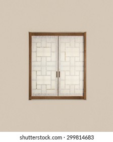 Old Asian style window 