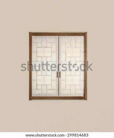 asian style window Asian style window