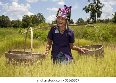 Old Asian Woman, Akha