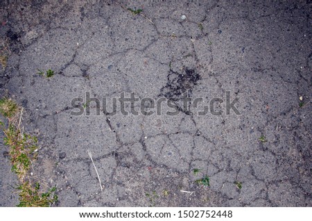 Old asphalt. background. texture damage