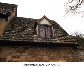 An Old Attic Window On The Roof, Scotland