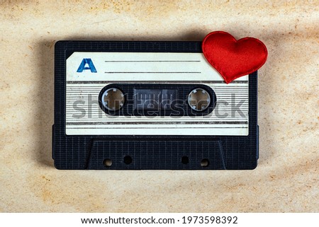 Similar – Image, Stock Photo cassette on vintage paper