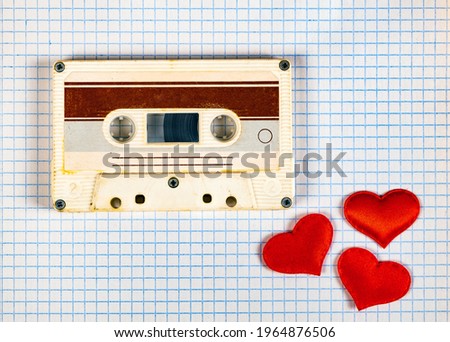 Similar – Image, Stock Photo cassette on vintage paper