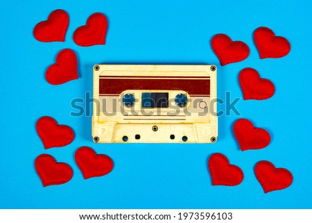 Similar – Image, Stock Photo cassette on vintage paper