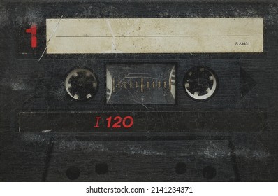 Old audio cassette. Retro background. Vintage wallpaper. 90s - Shutterstock ID 2141234371