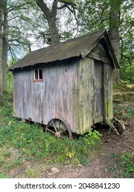 Old Authentic Wooden Shepherd Hut