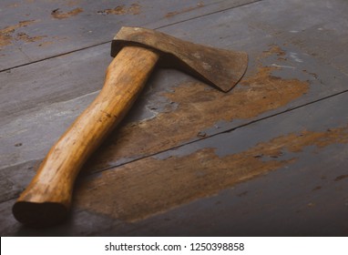 It Medal Blue Old Axe On Table Retro Style Stock Photo 1250398858 | Shutterstock