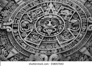 Old Aztec Calendar Nice History Background Stock Photo 558057043 ...