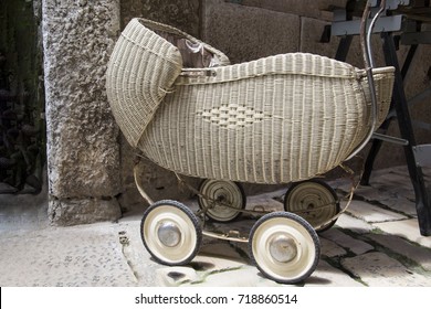 Old Baby Carriage Used A Century Ago