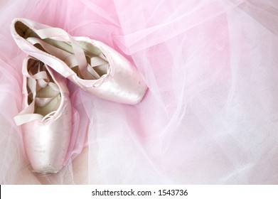 Old Ballet Shoes And Tutu