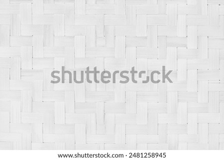 Old bamboo weaving pattern, woven rattan mat texture for background and design art work.