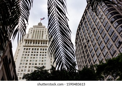 Old Banespa (Altino Arantes) Building In Downtown Sao Paulo - Brazil.