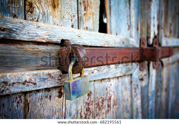 Old Barn Doors Stock Photo Edit Now 682195561