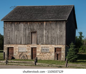 Old Barn In Halton Region Ontario.