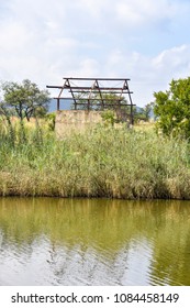 An Old Barn With Metal Structure Near The Wilge River In The Vicinity Of Bronkhorstspruit East Of Pretoria South Africa