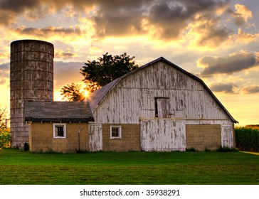 Old Barn Sunset Stock Photo 35938291 | Shutterstock