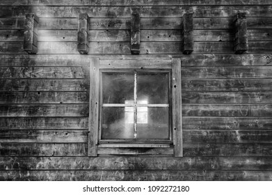 Old barn window