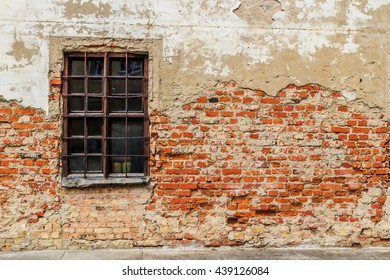 Old barred window