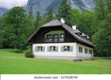 Old Bavarian House In The Alps