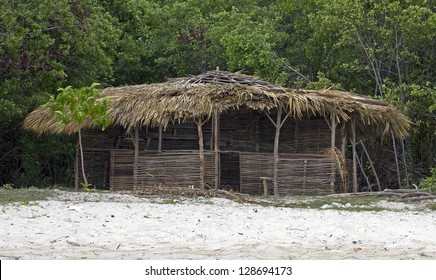 Old Beach Shack In Jamaica